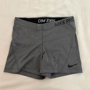 Nike Pro Women's Athletic Gray Spandex